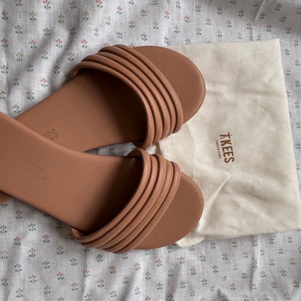 TKEES Serena Tan Sandals